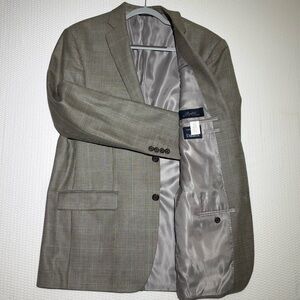 Ralph Lauren Glen Plaid & Windowpane mens 41L vintage suit coat silk/wool blazer